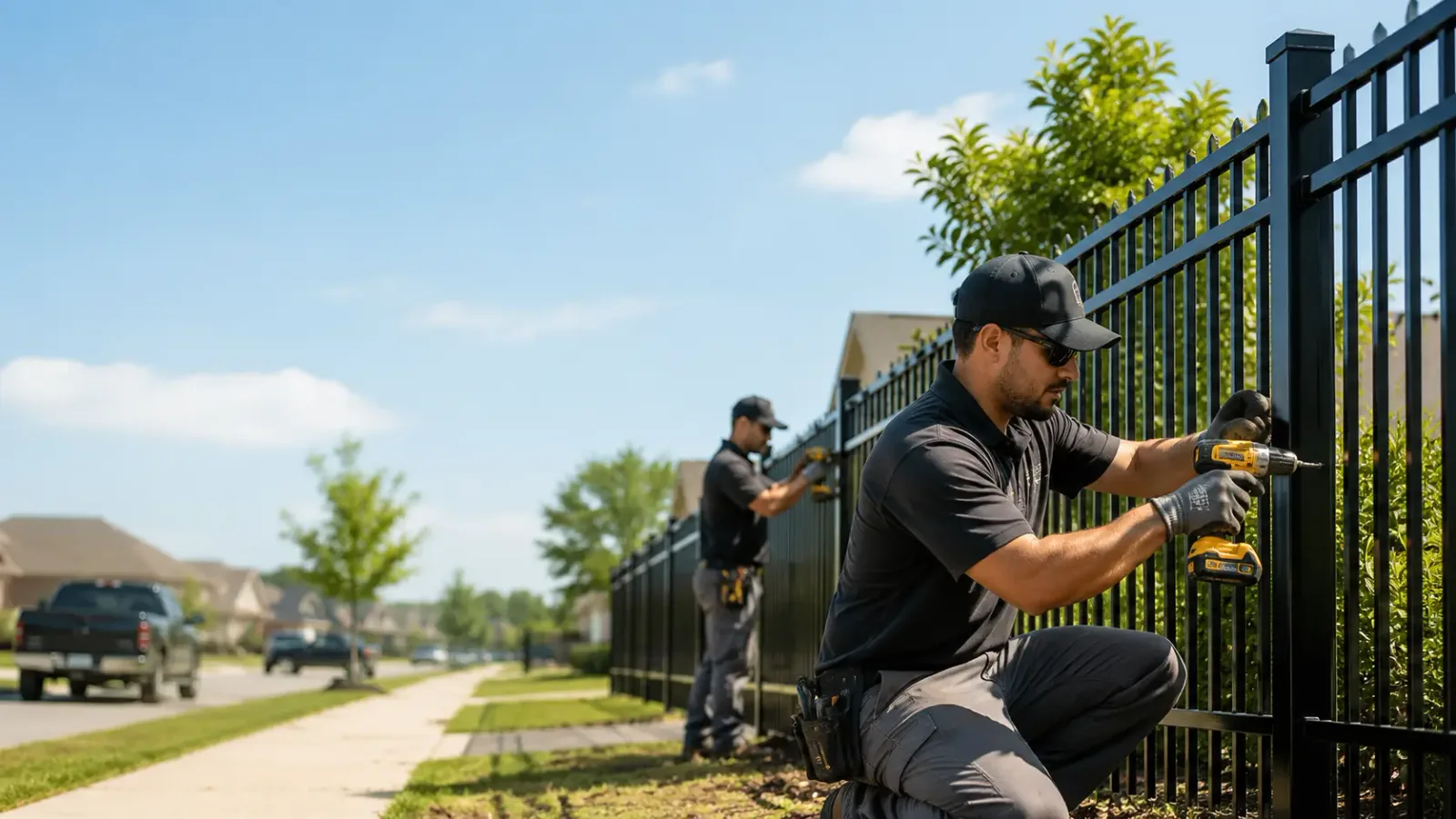 Metal Fence Installation in East Greenwich, RI
